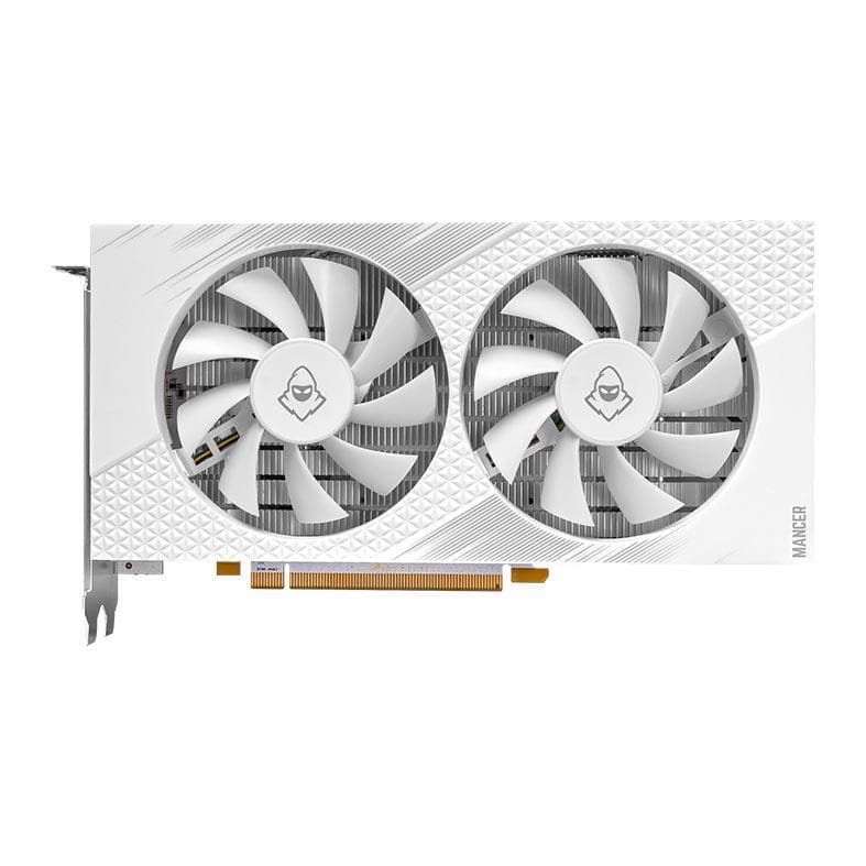 Placa de Video Mancer Radeon RX 580 Streaky White, 8GB, GDDR5, 256-bit, MCR-RX580-WH