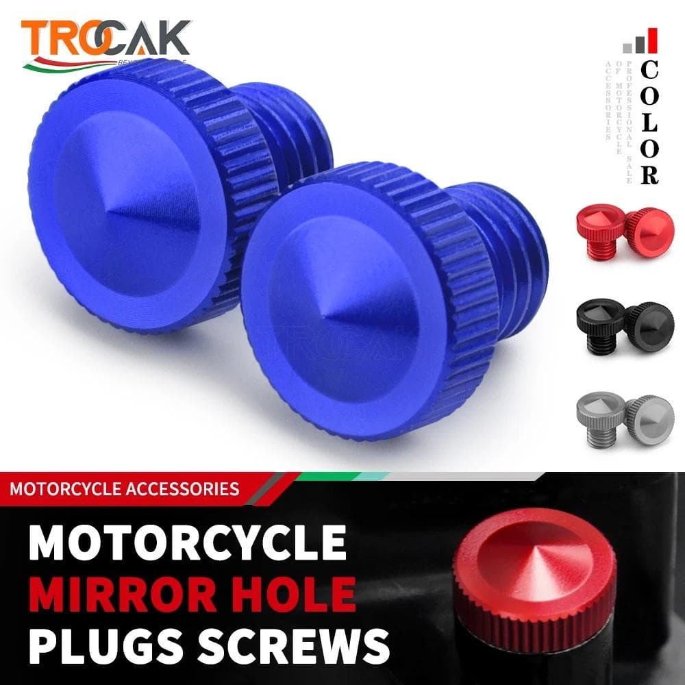 Para Yamaha TENERE 700 Tenere700 XTZ 700 T700 2019-2024 Acessórios Da Motocicleta M10 * 1.25 CNC Espelho Buraco Plugues 