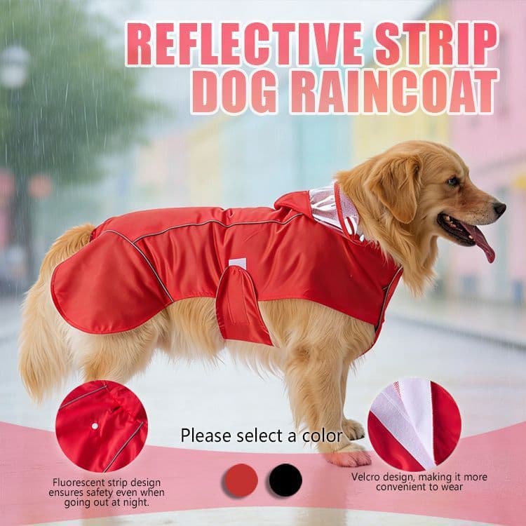 Cão reflexivo Pet capa de chuva grande cão ao ar livre à prova dwaterproof água jaqueta do cão Shiba Inu Golden Retrieve