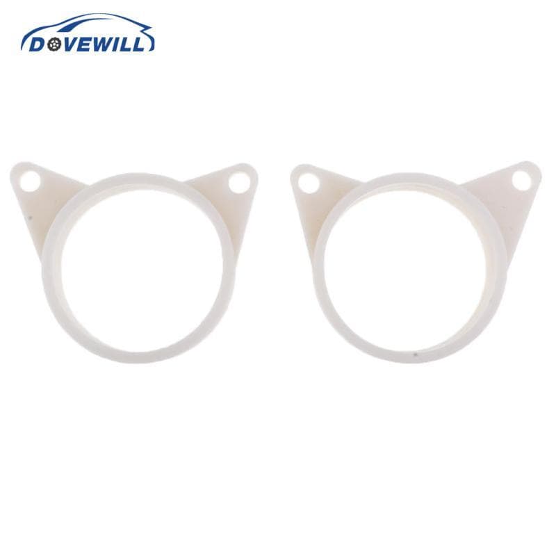[Dovewill] Par De Montagens Frontais De Plástico Branco De 2.44'Para