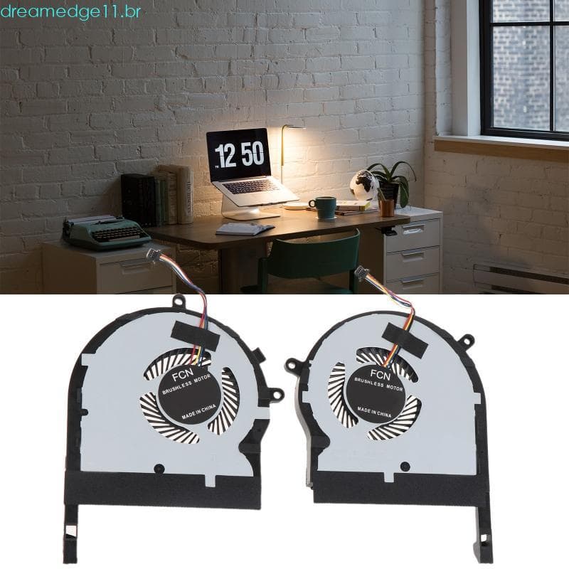 dreamedge11 Ventiladores CPU GPU Para TUF Gaming FX504 FX504G FX504GD Ventilador VGA Térmico 2 Peças