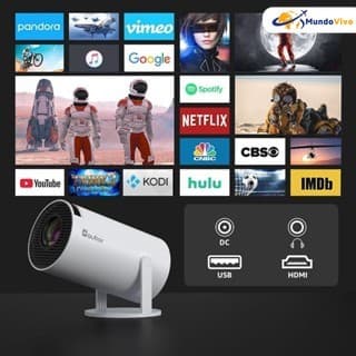 Projetor 4K HD 150 Polegadas Celular, Tv B0x, Xbox, PS, Pc, Wifi HY300 Pro Magcubic Envio Imediato