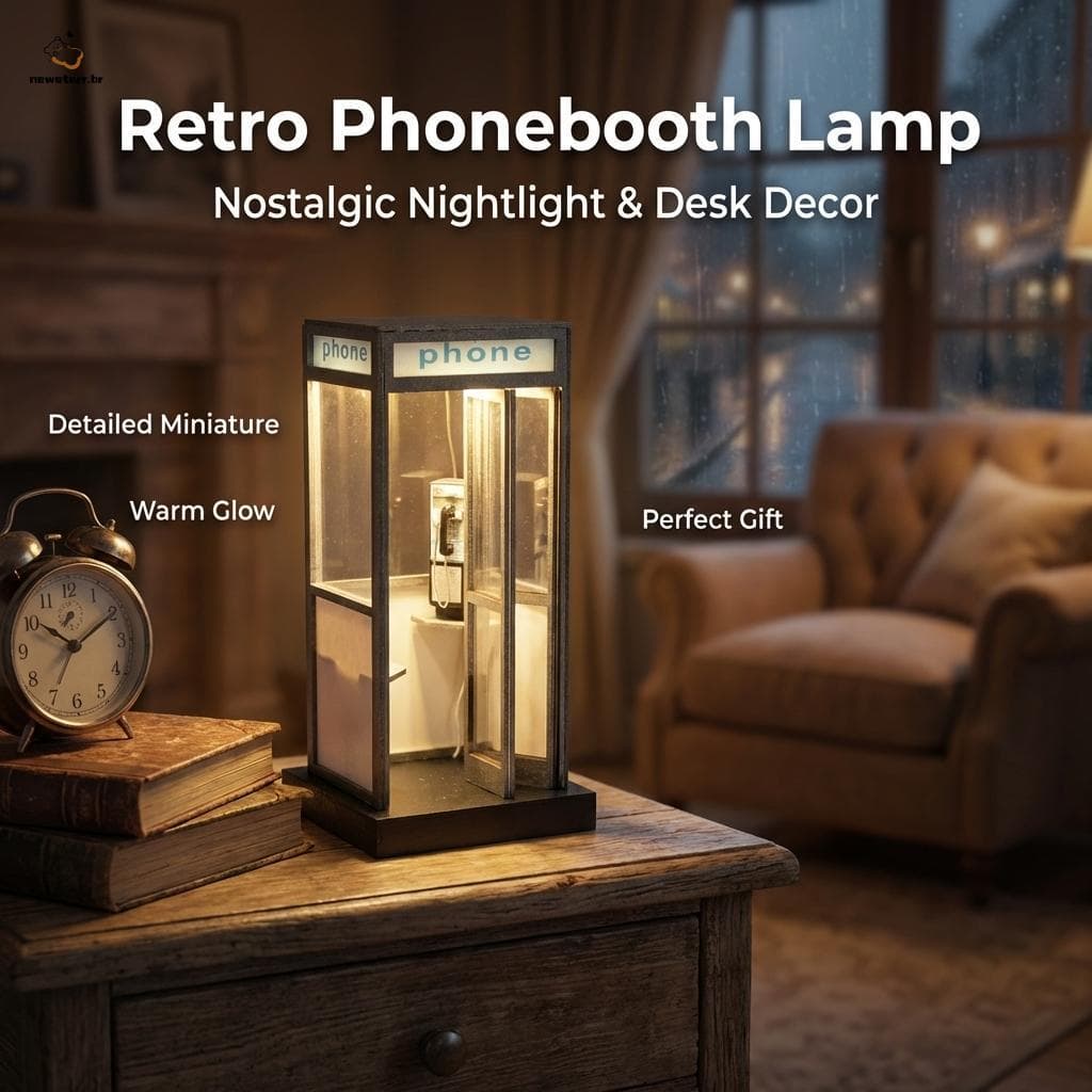 Lâmpada De Telefone Retrô Vintage-Luz Noturna De Iluminação Suave Para Decoração De Casa