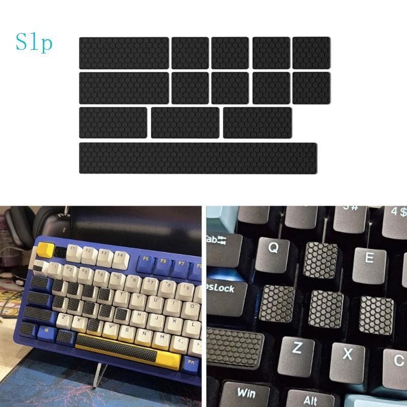Slp Ergonômico Silicone Keycap Cobre Adesivos Antiderrapantes Universais Para Digitação Silenciosa E Uso Escritório