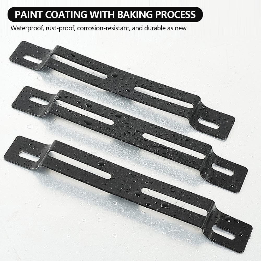 TKEY Suporte Da Placa De Licença Traseira Motocicleta Scooter Elétrico Modificação Titular Tira Longa Quadro Para E-Bike