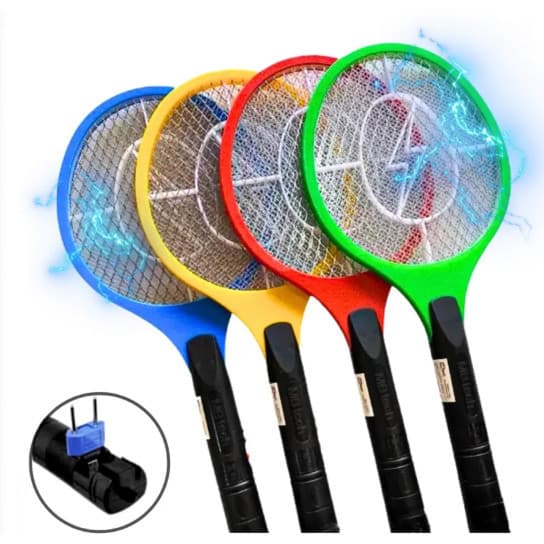 Raquete Elétrica Mata Mosquito Dengue Insetos Recarregável