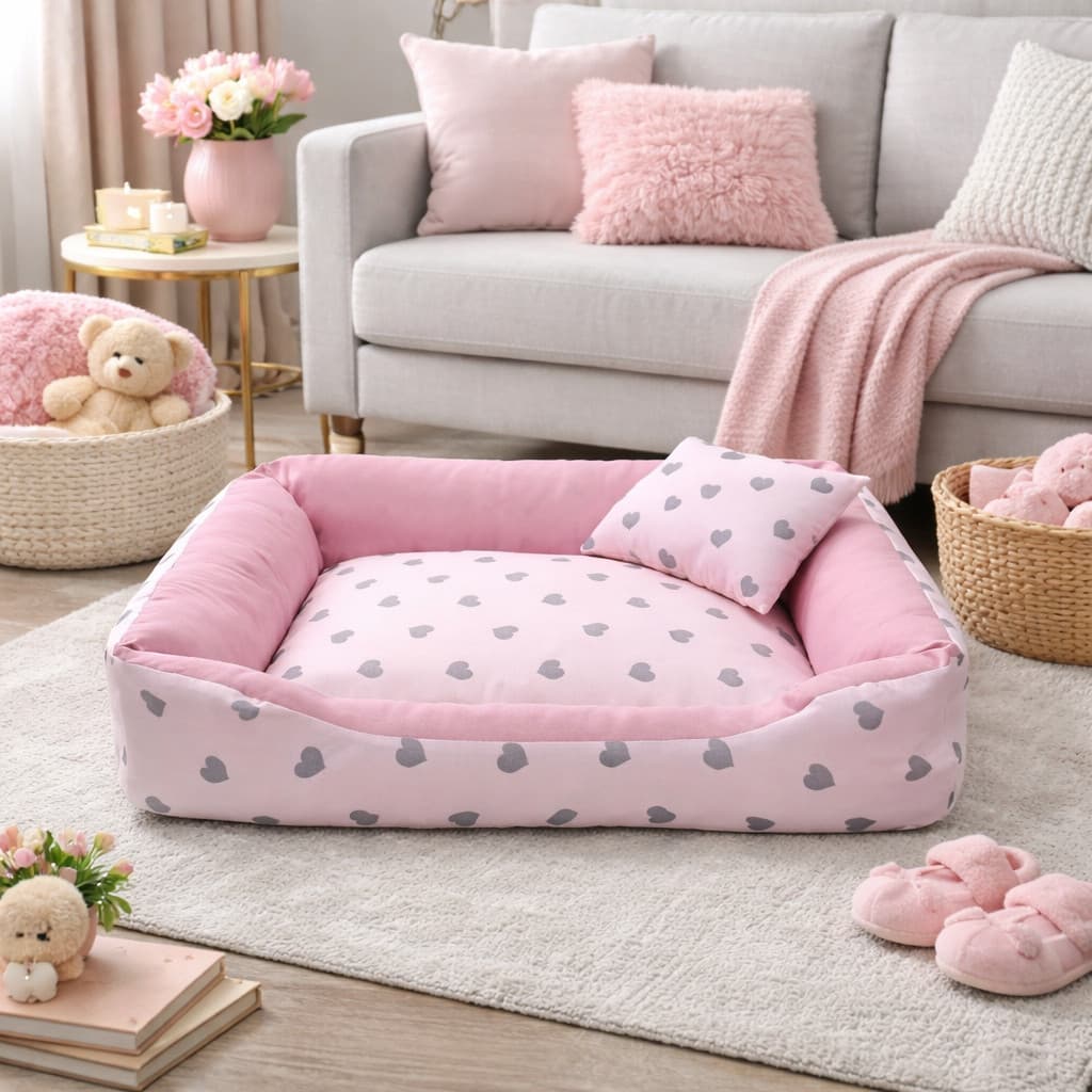 CAMA PET SILICONIZADA CAMINHA CACHORRO MEDIO 60 X 50 ZIPER REMOVIVEL  FUNDO IMPERMEAVDEL