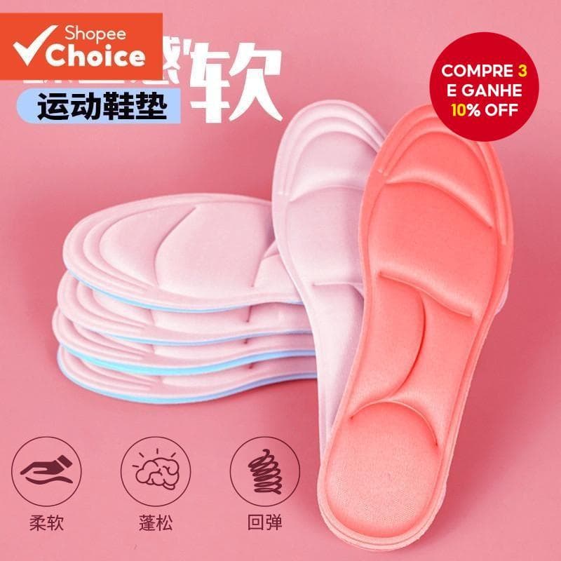 Palmilhas De Massagem 5D Para Mulheres | Alívio E Conforto Da Dor De Salto Alto De Verão Uso O Dia Todo