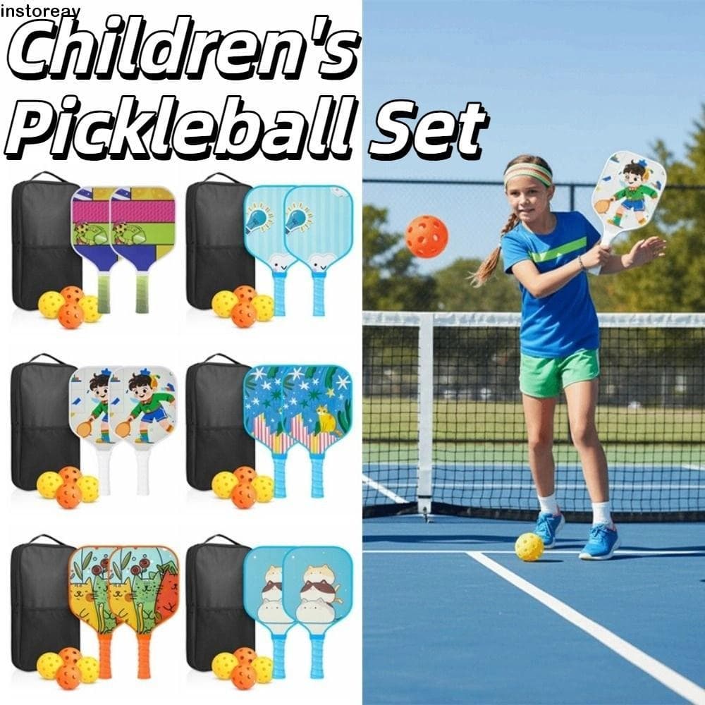 Conjunto De Pickleball Infantil INSTOREAY , Leve Com Bolsa De Transporte , Universal