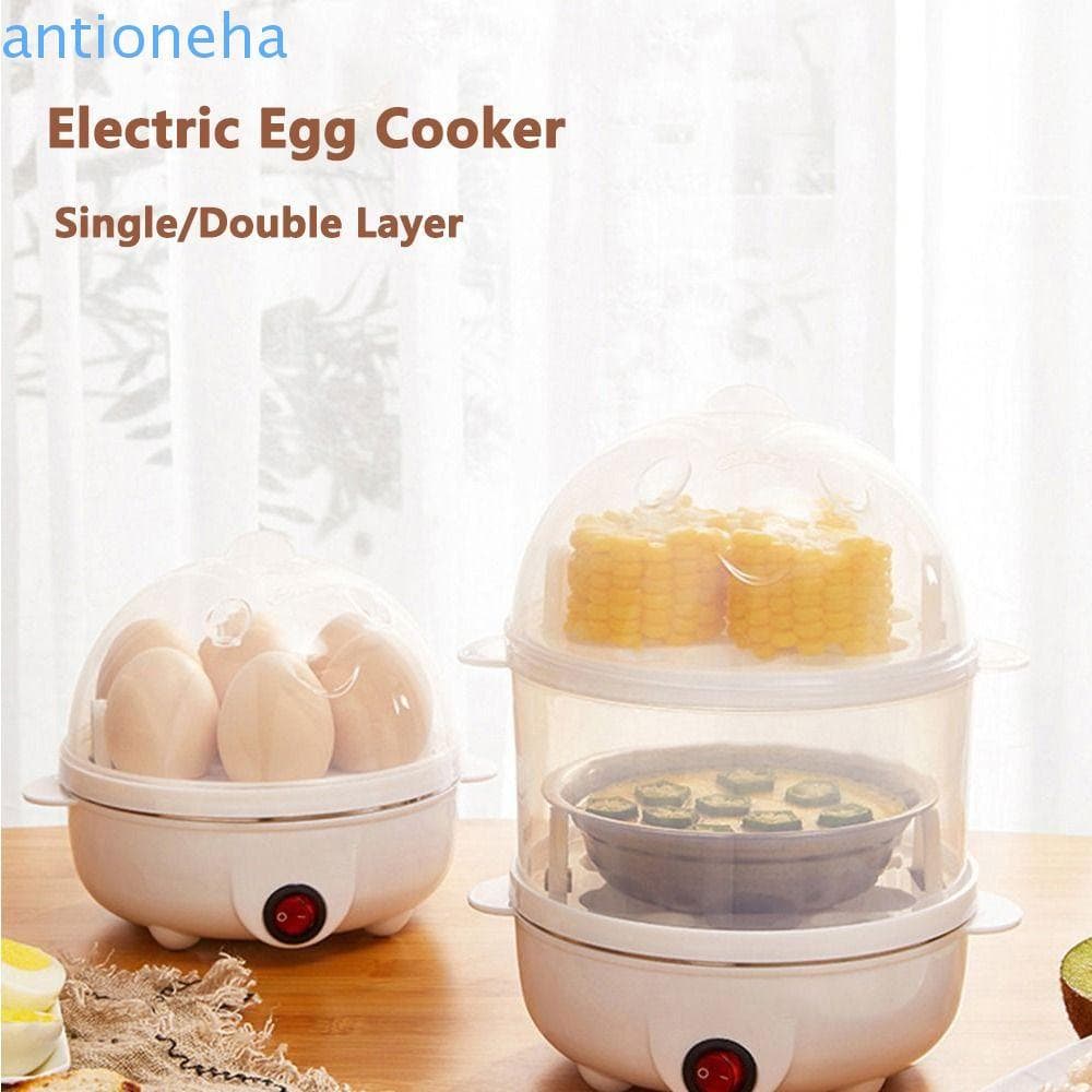 ANTIONEHA Fogão Elétrico De Ovos Cozido No Vapor Fast Food Steamer Poacher Egg Aquecedor Café Da Manhã Leite Cozinhar