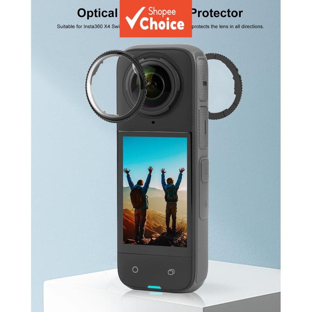 Para Protetor De Lente Premium Insta360 X5-Acessório De Película Protetora Antiarranhões Padrão De Vidro Temperado