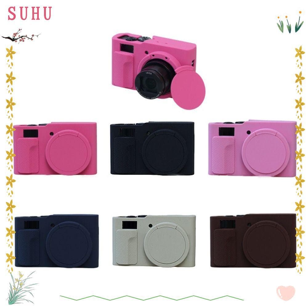 Capa De Câmera SUHU , Protetora De Silicone Com Tampa De Lente Macia À Prova De Choque Para Lumix ZS99/TZ99