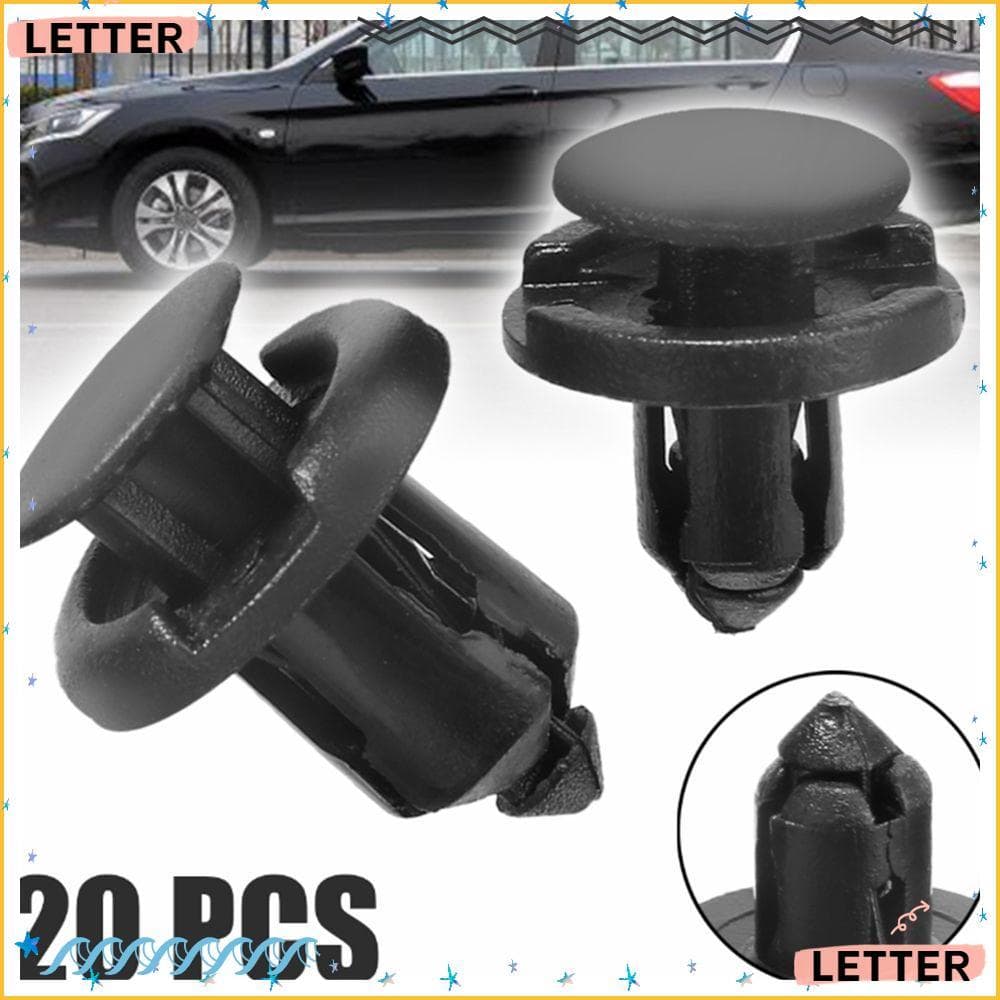 Carta 20 Peças Prendedor Painel De Cobertura Do Motor Clipes Retentores