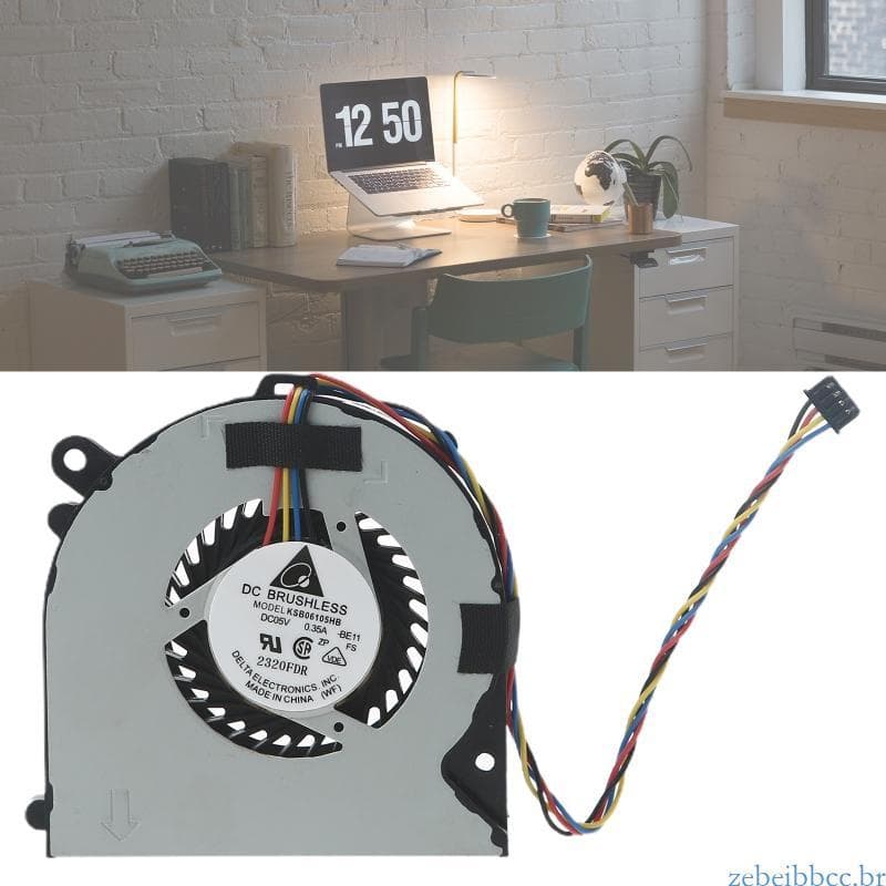 zebeibbcbr Ventilador Resfriamento CPU Para Laptop Peças Sobressalentes Notebook 260 G1 DM PC KSB0505HA-C
