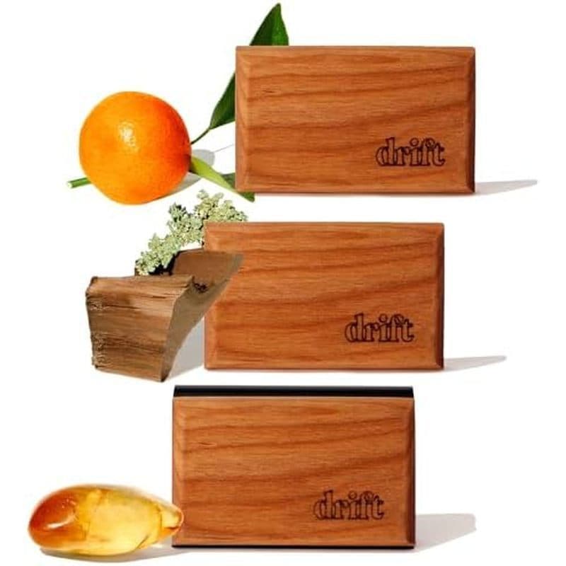 Aromatizador Automotivo Drift Car - Aromatizador de Madeira Original - Eliminador de Odor Automotivo - Fragrância de Lon