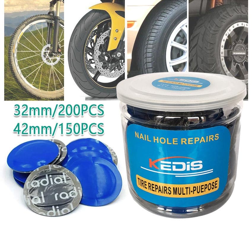 32mm/42mm Remendo De Borracha Do Carro Com Fio Pneu Punctura Frio Facada Reparação Cogumelo Plug