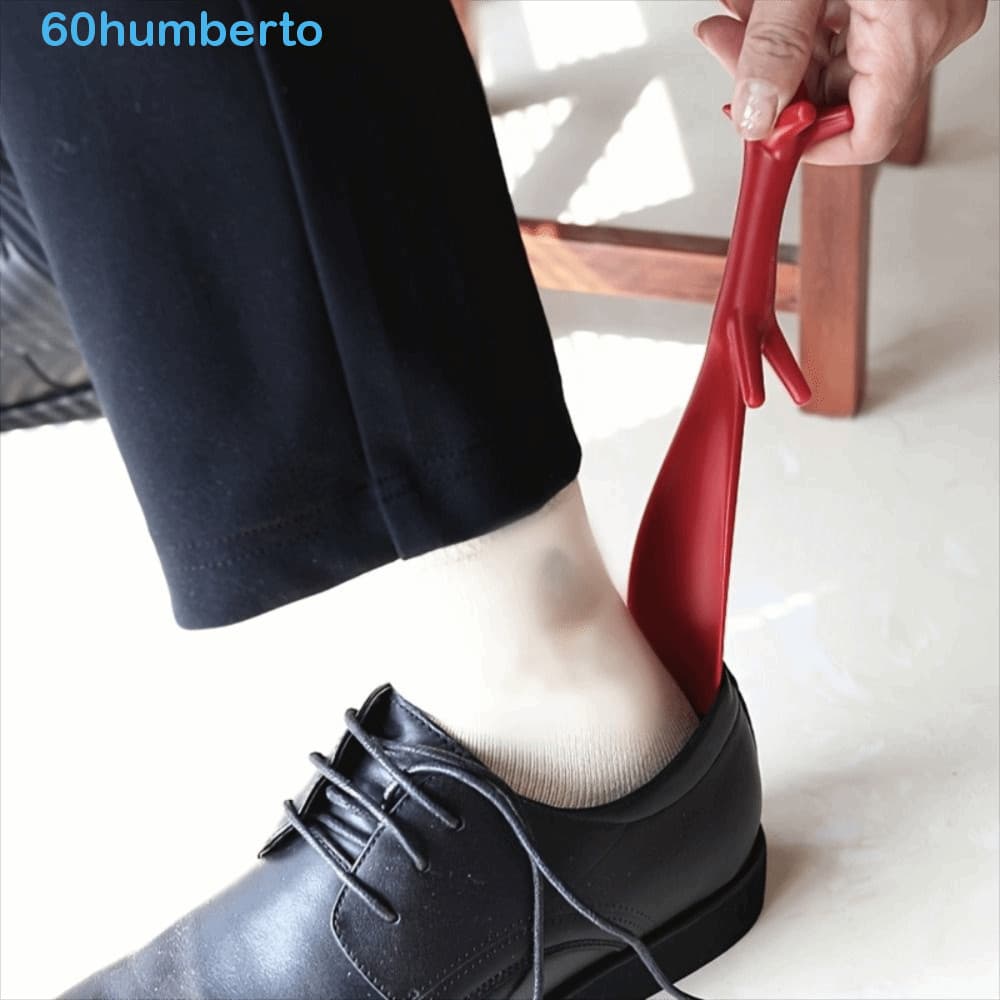 Calçadeira Resistente HUMBERTO , Extrator De Sapato Para Relaxamento Traseiro , Auxílio Uso , Portátil Em Formato De Esq