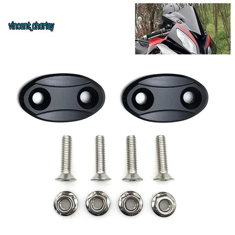 [vincent_c] Bloco De Motocicleta Fora Da Placa Espelho Retrovisor Buraco Capa Para S1000RR 2009-2019 R1 2007-2014 Peças 