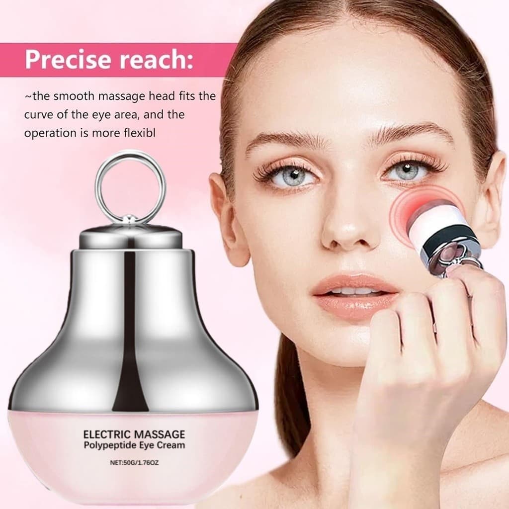 Creme Para Os Olhos De Massagem Elétrica Com Colágeno Olheiras , Rugas , Reafirmante E Absorção Rápida