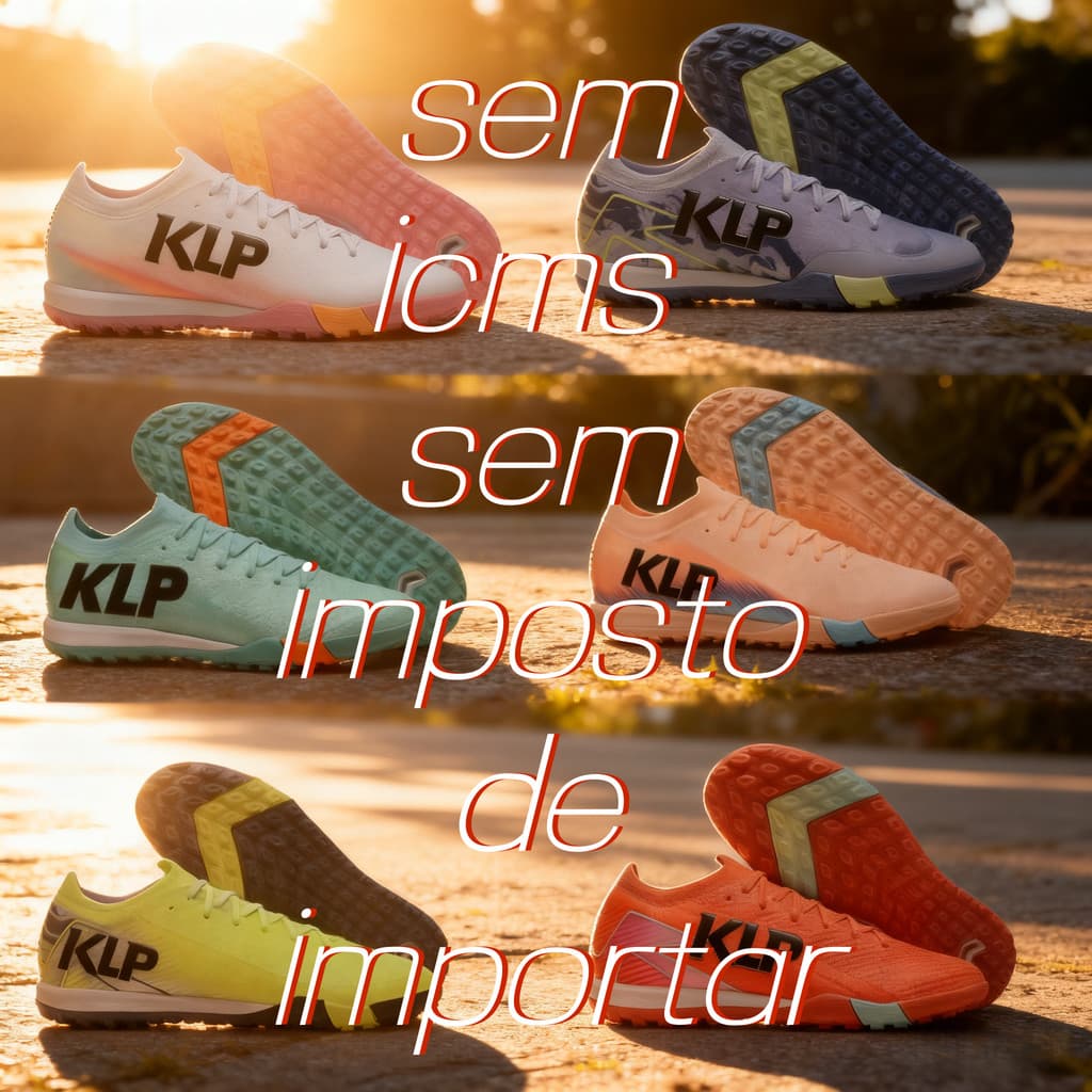 Chuteiras, Botas de Futebol KLP Multi-site TF Opcionais Multicoloridos,society