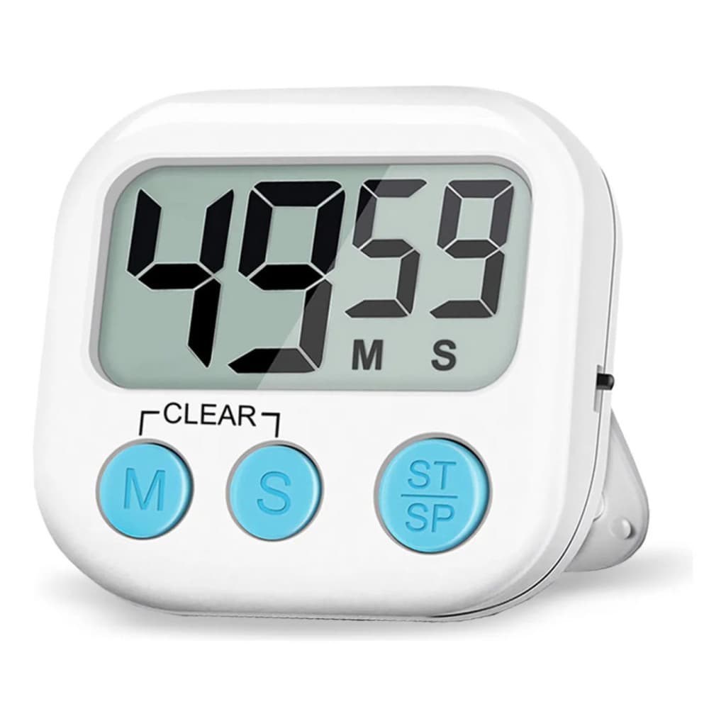 Timer Digital Cronômetro Alarme de Cozinha 99 Minutos Temporizador