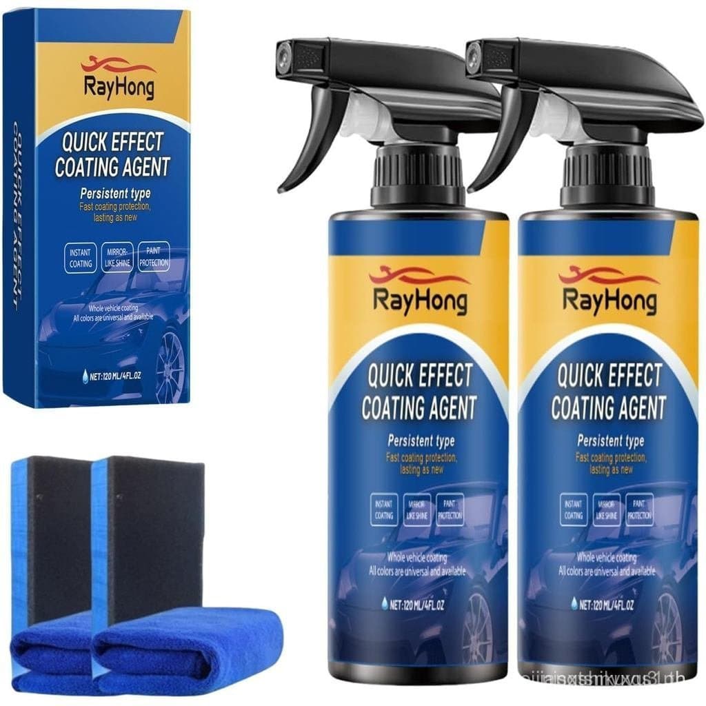 Agente de Revestimento em Spray Ray Hong, Agente de Revestimento Multifuncional Avançado para Carros de Ação Rápida, Age