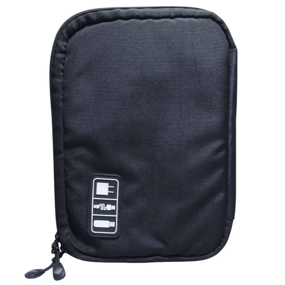 Bolsa Organizadora De Cabos Acessórios Eletrônicos Bag Black