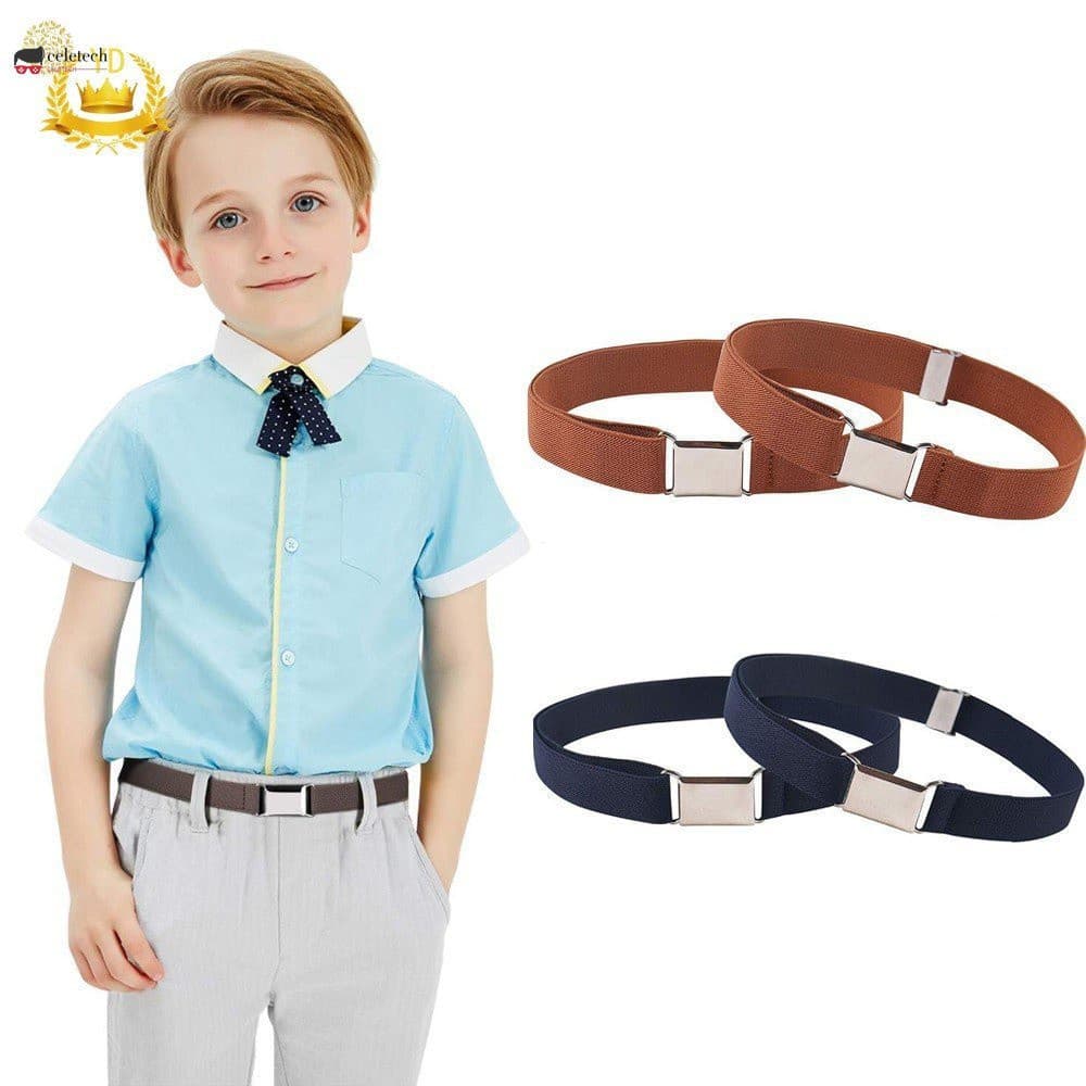 Cintos Infantis Para Meninos E Meninas , Cinto Elástico Ajustável Com Fivela Crianças YDEA TCH