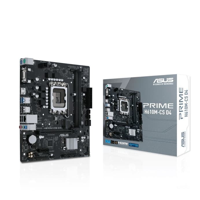 Placa-mãe ASUS Prime H610M-CS D4 LGA 1700, DDR4, Micro-ATX
