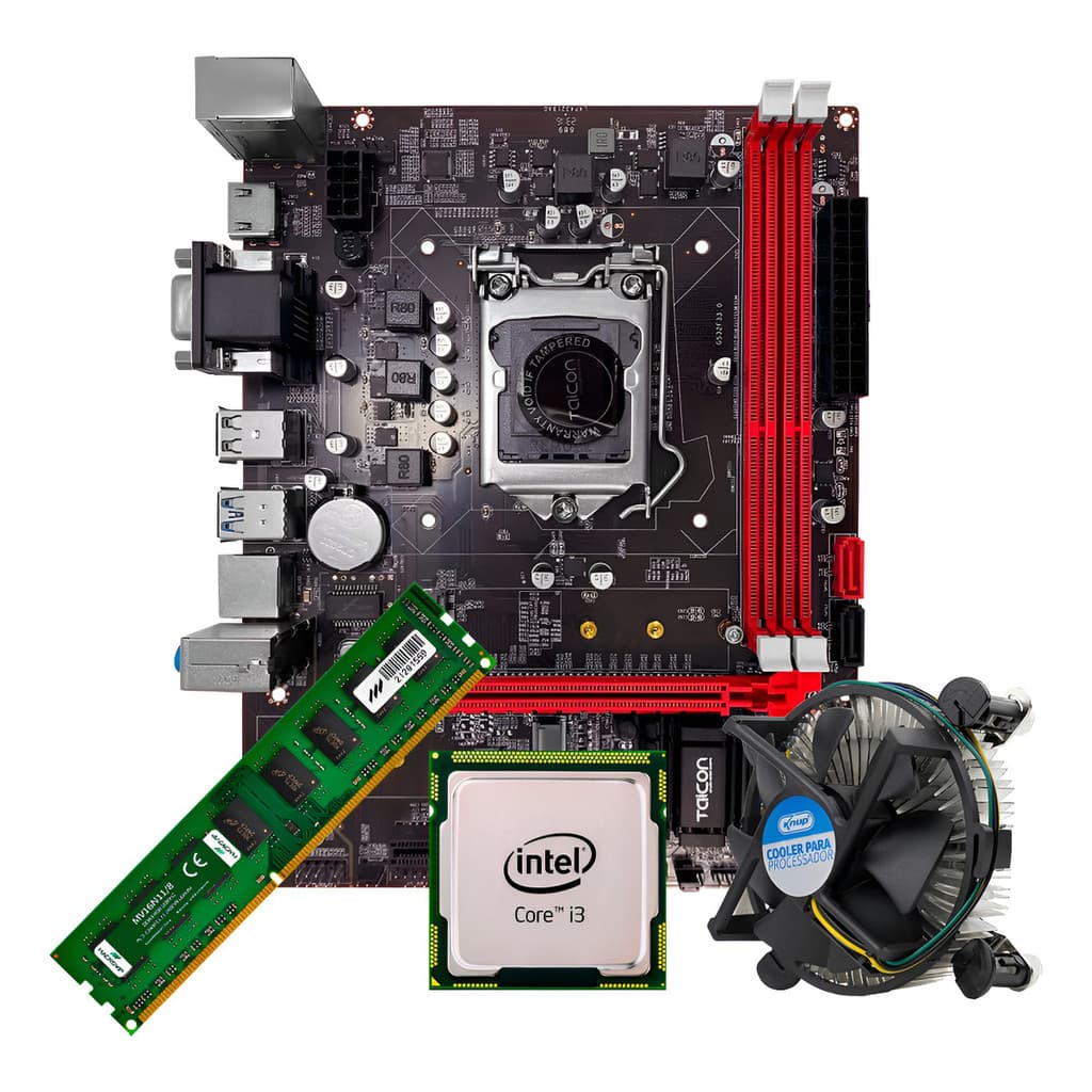 Kit Upgrade Home Office Escritório Processador Intel I5 Placa Mãe B75 + Cooler
