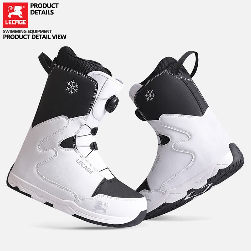 Sapatos de esqui profissionais de prancha única, fivela de fio de aço, botão de uso rápido, homens, mulheres, sapatos de