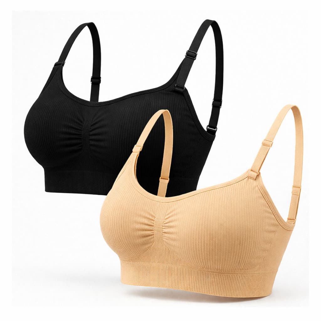 Kit 2 Top Sutiã Sensual Com Alça  Ajustável Premium