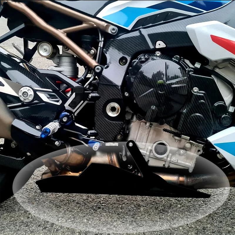 S1000R Acessórios Da Motocicleta Capa De Escape Barriga Proteção Inferior Para BMW S1000RR 2019-2024 Guarnição