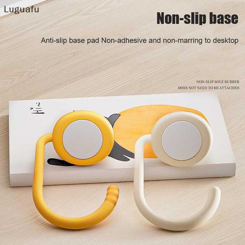 Luguafu Kawaii Gatos Saco Cabide Ganchos Mesa Lateral Bolsa Titular De Viagem Armazenamento Organizadores Para Escritóri