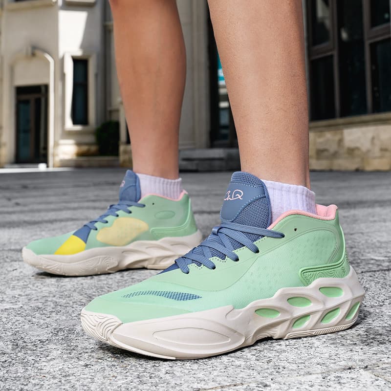 Novos sapatos de basquete estudante das mulheres dos homens leve rebote absorção de choque resistente ao desgaste tênis 