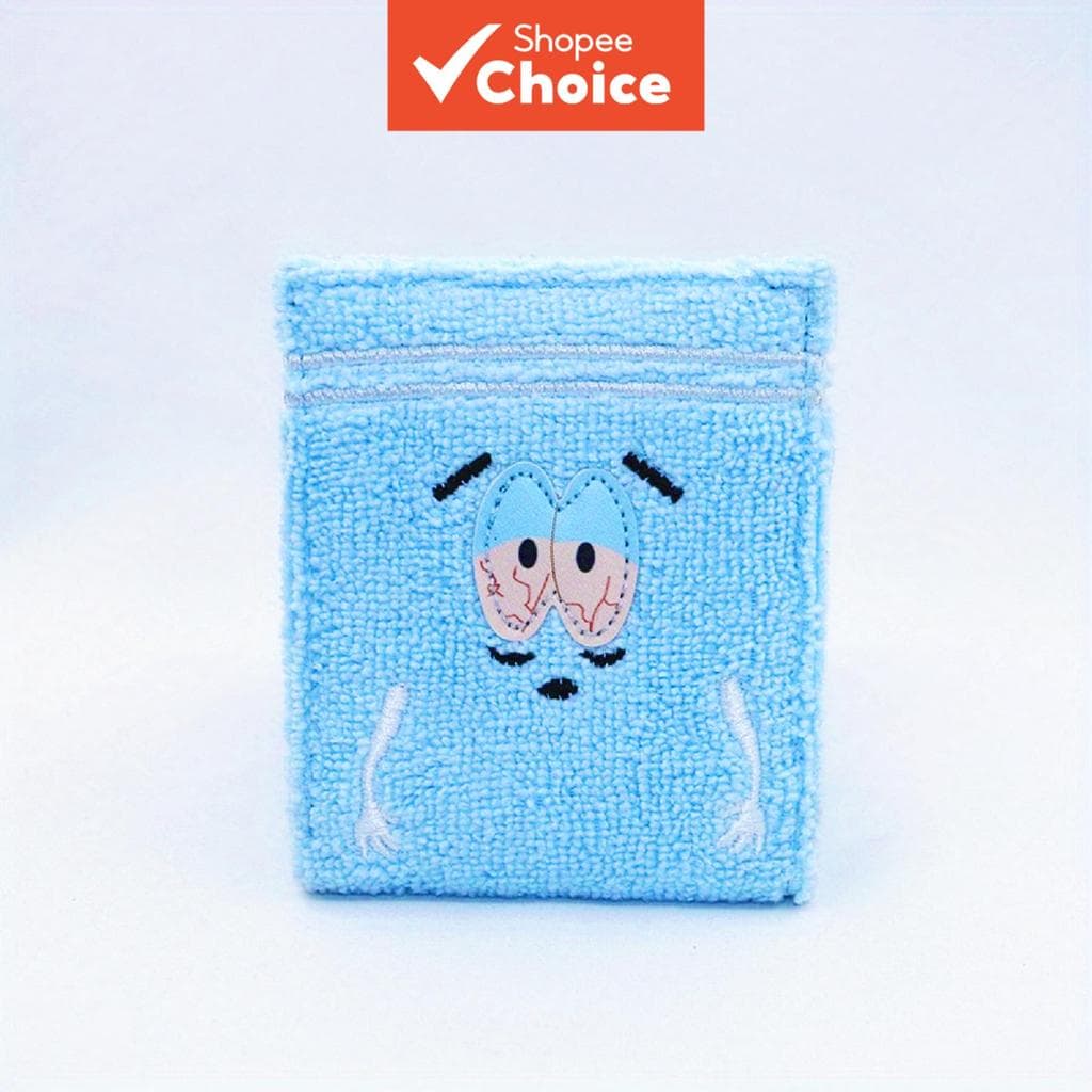  Carteira de Tecido com Bordado Macio e Fofo - Terry