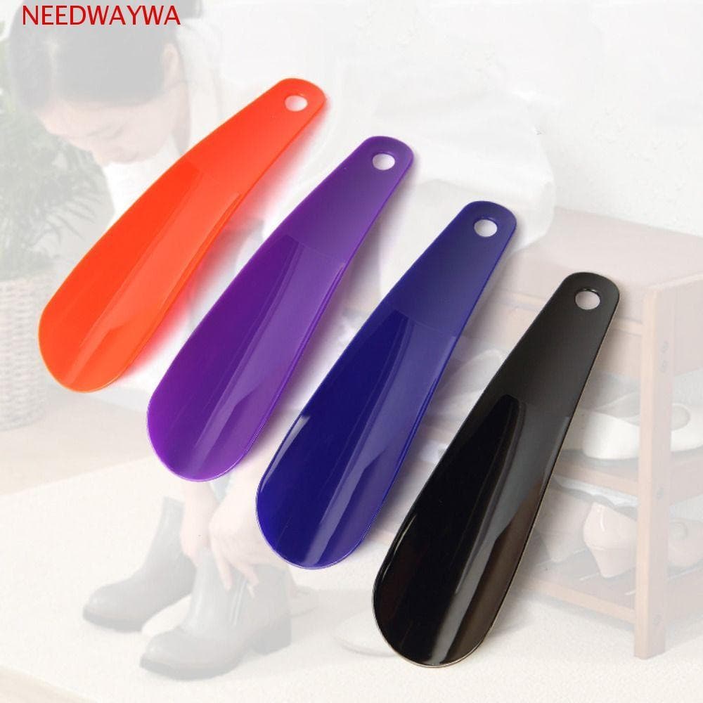 NEEDWAYWA 2 Peças Calçadeira , Alça Deslizante Em Forma De Colher De Plástico , Levantador De Sapato Leve Flexível De 16