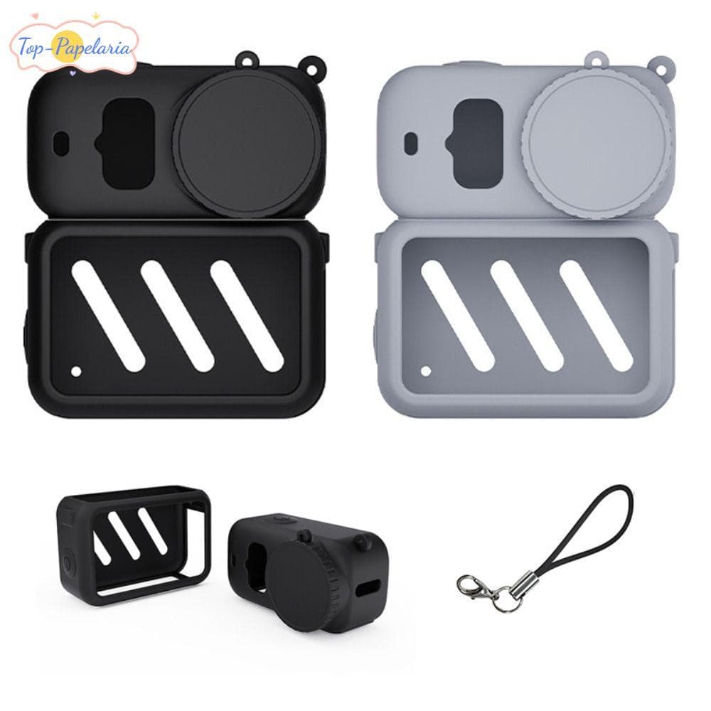 Perfumado 3 Pçs/set Protetor , Tampa De Lente De Silicone Capa Mole , Anti-Riscos Para DJI Osmo Nano