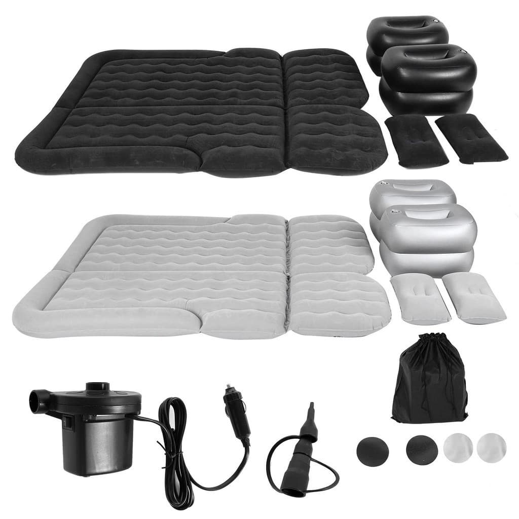 1 Conjunto De Cama Inflável Universal Para Viagem De Carro , 174x126cm/68.5x49.6in , Banco Traseiro Automático , Colchão