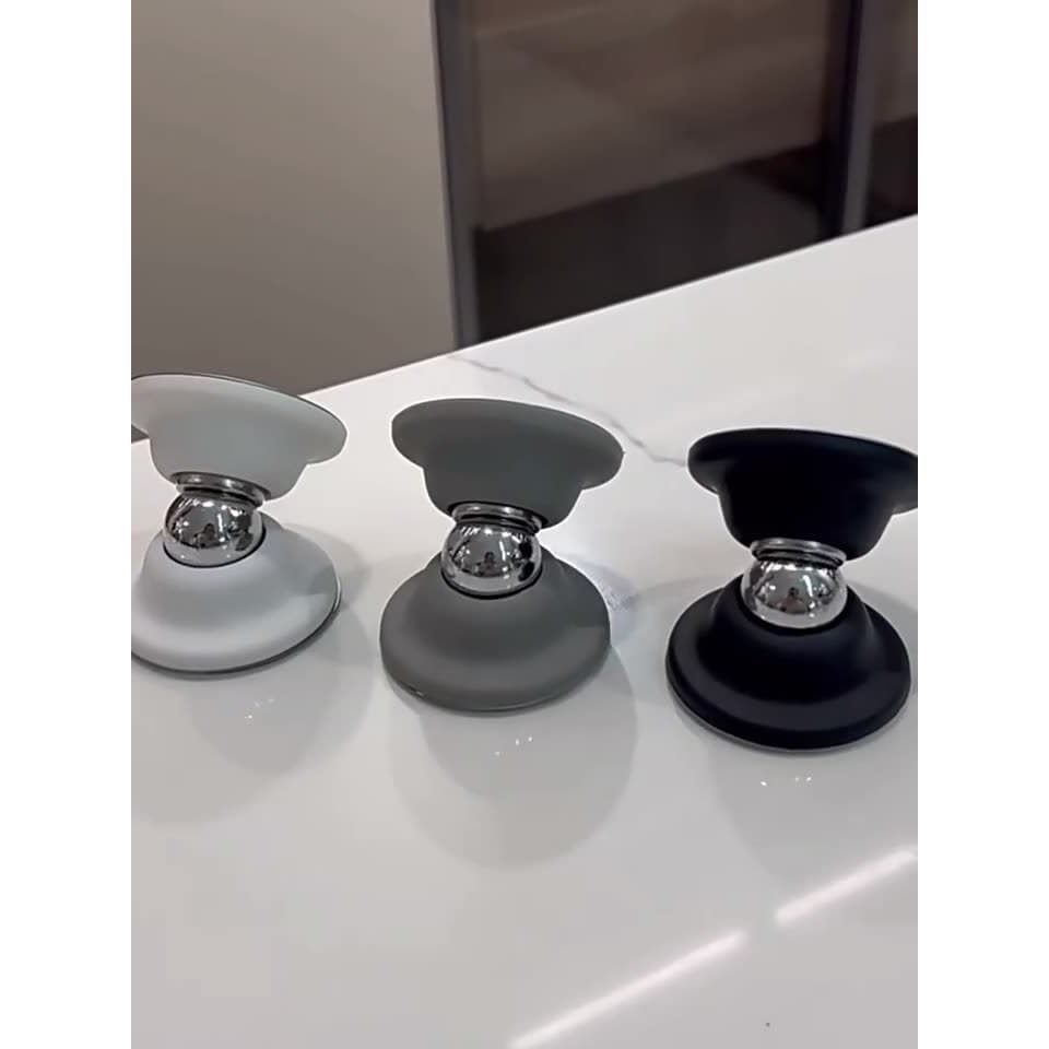 Prendedor Batetor Trava Fixador Porta Imã Magnético Adesivo Inox Preto