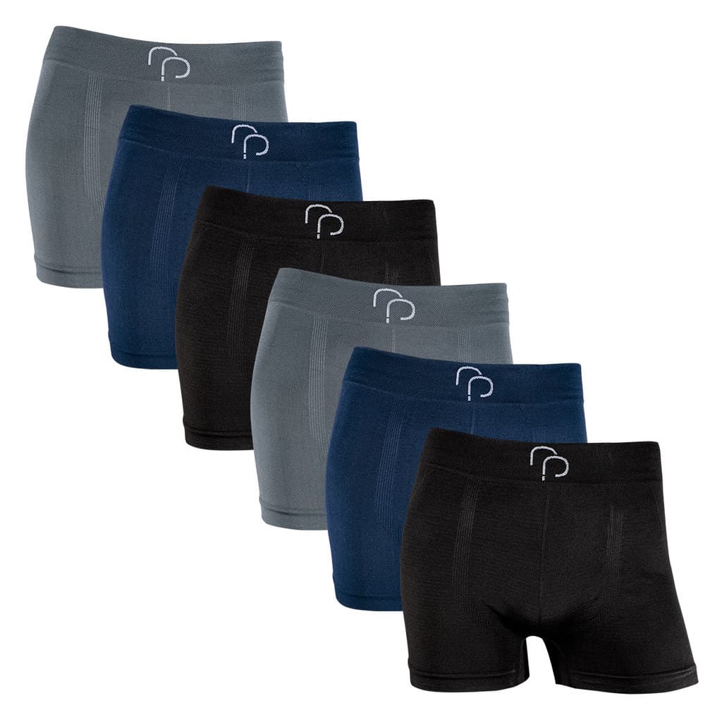 Kit 6 Cuecas Boxer RP Microfibra Sem Costura Original