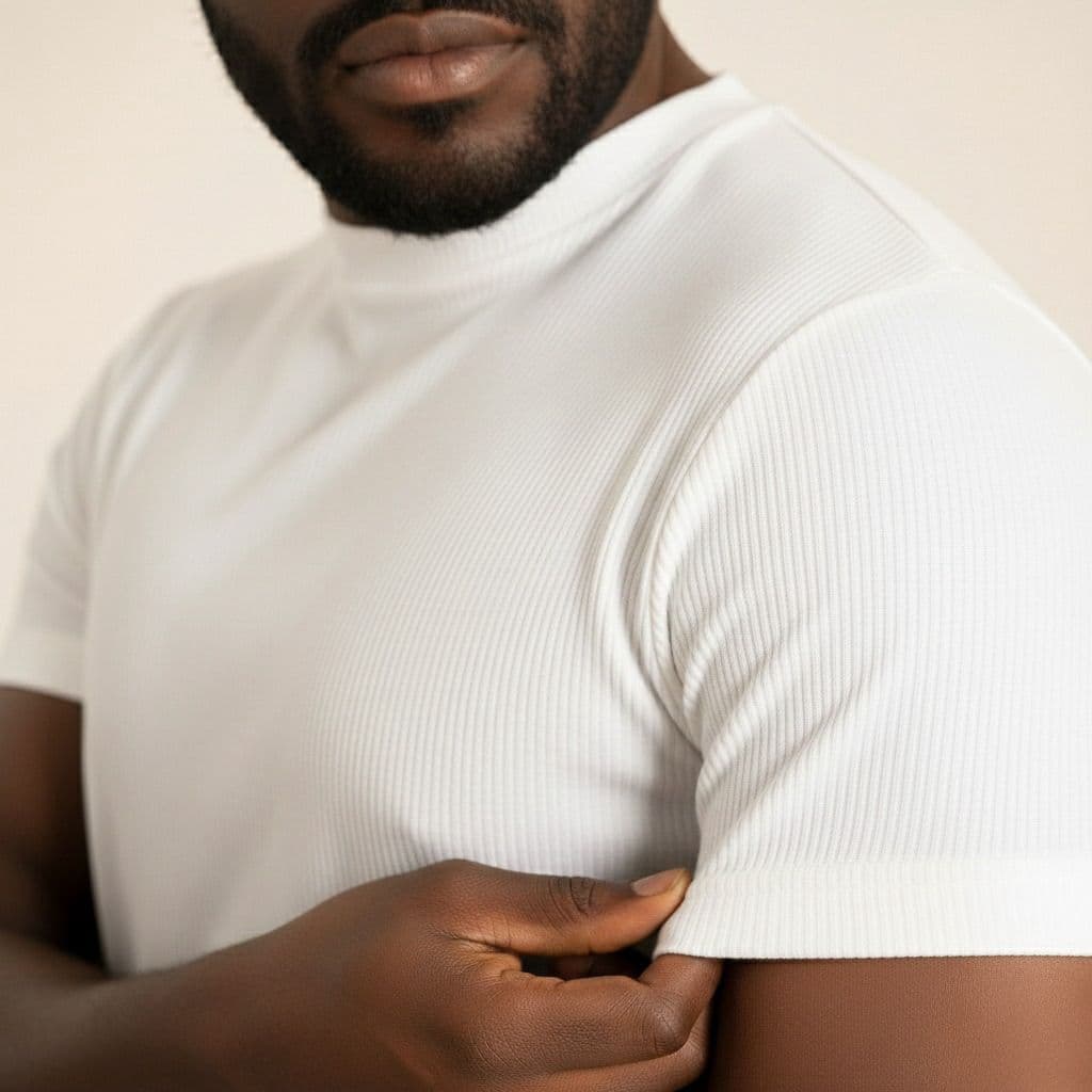 Camisa Masculina Canelada Slim Premium Texturizada Luxo