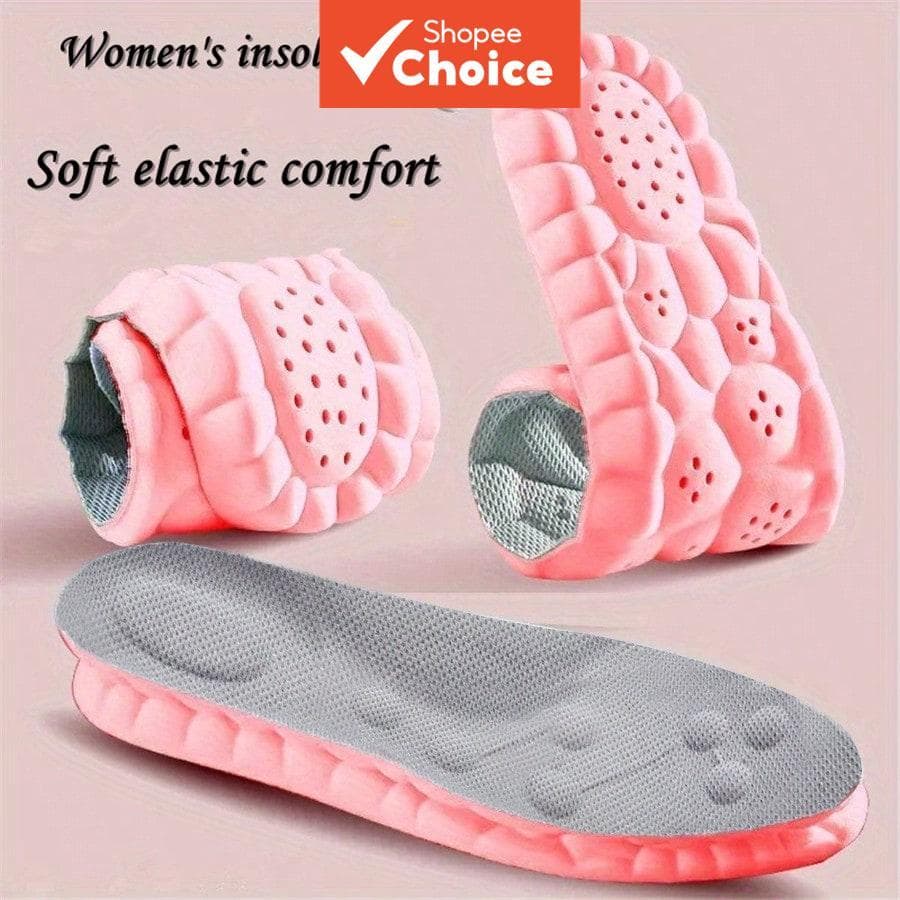  2pcs Palmilhas Super Macias Femininas - Elasticidade Auto-Ajustável, Respiráveis e Absorventes ao Suor - Perfeitas para