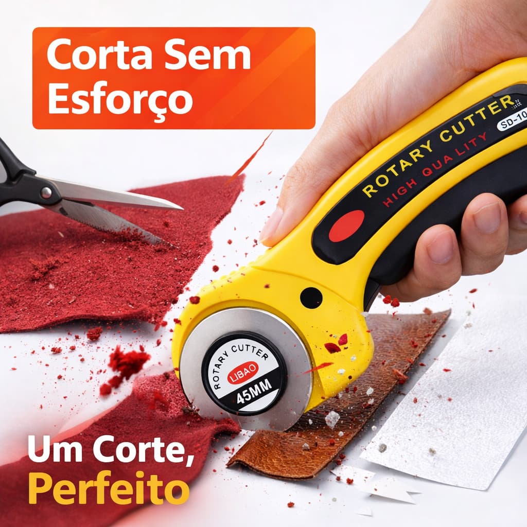 Cortador Circular 45mm Cortar Tecido Costura Profissional Patchwork