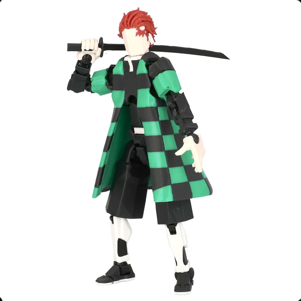 Boneco Dummy 13 – Tanjiro Kamado (Demon Slayer) – Multi Articulado