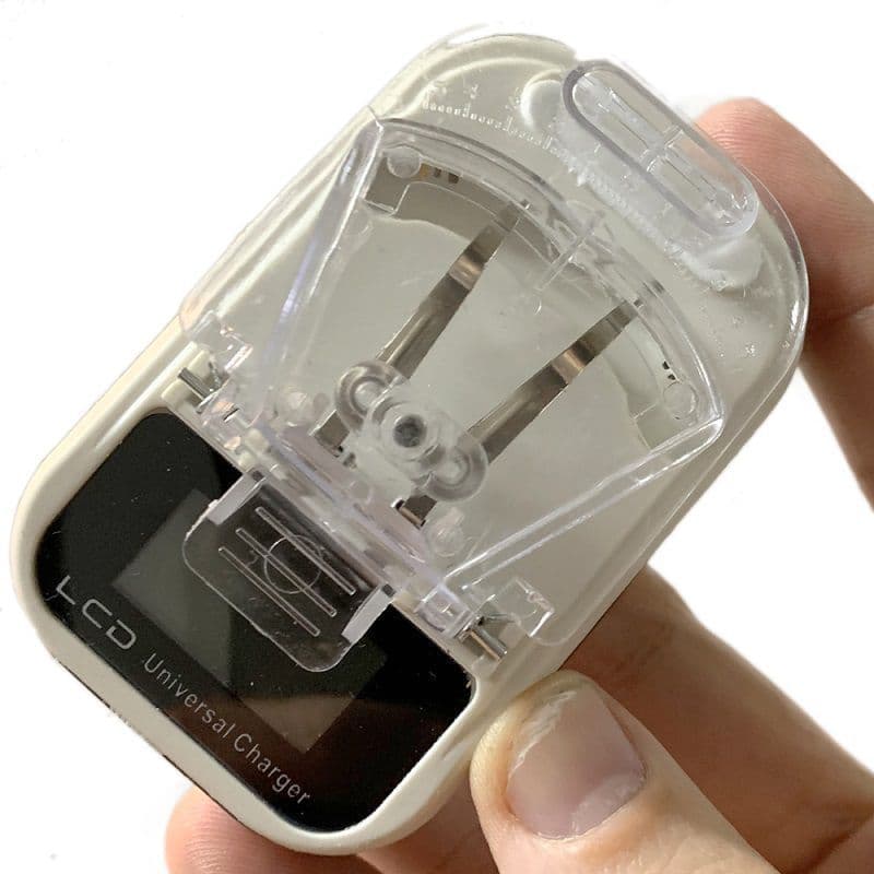 Carregador Universal De Baterias Com Tela Lcd Usb Para Celulares Diversos Modelos