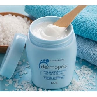 Creme Para Tratamento dos Pés Hidrata e Restaura Dermopés Abelha Rainha 130g