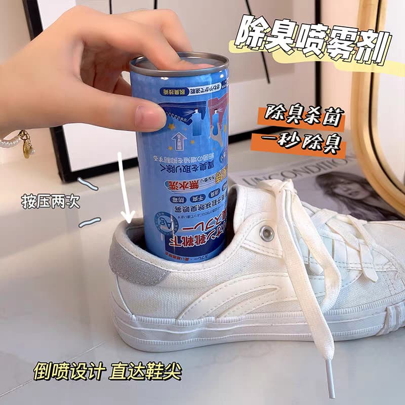 Calçado desodorante esterilização spray íon de prata estudante dormitório sapatos remover odor remover ferramenta útil f