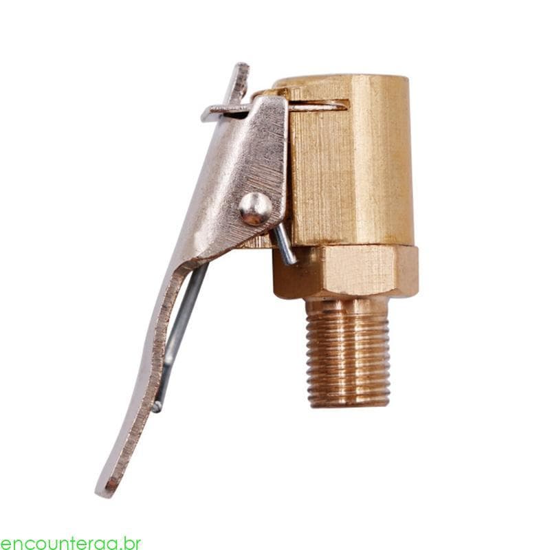 Enconterra Air Chucks Heavy Duty Fluxo Fechado Reto Lock-On Pneu Inflator Chuck Clipe