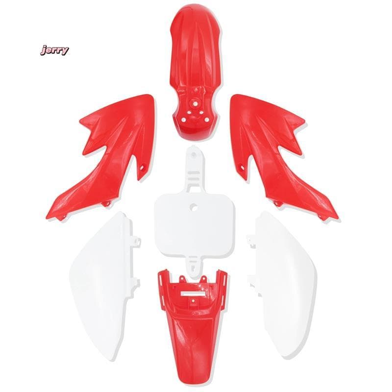Kit De Plástico CRF50 Para Peças De Dirt Bike Xr50 50cc-160cc Vermelho + Branco